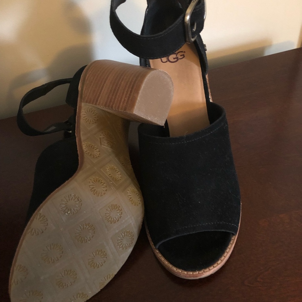 Open toe UGG shoes